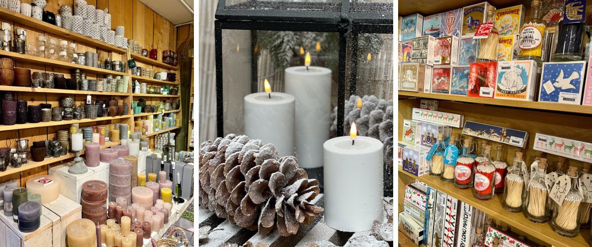 LED candles are a safe choice at Christmas